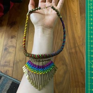 Kalimba Bib Statement Necklace